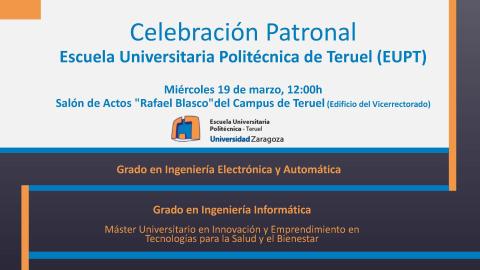 Celebración Patronal Escuela Universitaria Politécnica de Teruel (EUPT)